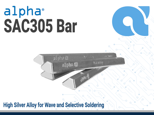ALPHA Vaculoy SAC305 Solder Bar