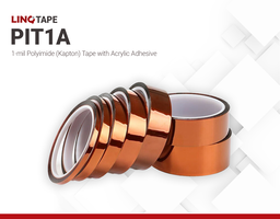 PIT1A | 1-mil Polyimide (Kapton) Tape with Acrylic Adhesive