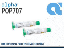 ALPHA PoP707 Lead-Free No-Clean Solder Paste