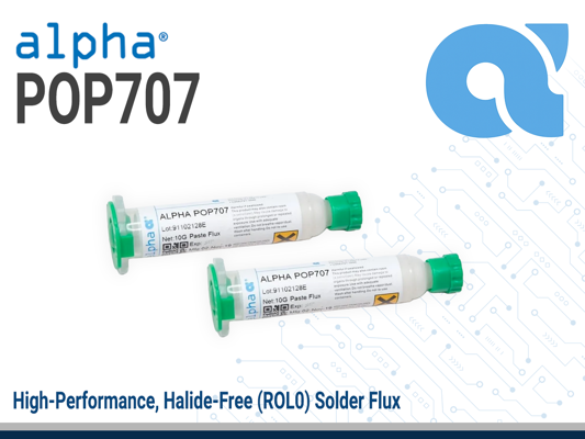 ALPHA PoP707 Lead-Free No-Clean Solder Paste