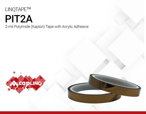 PIT2A | 2-mil Polyimide (Kapton) Tape with Acrylic Adhesive